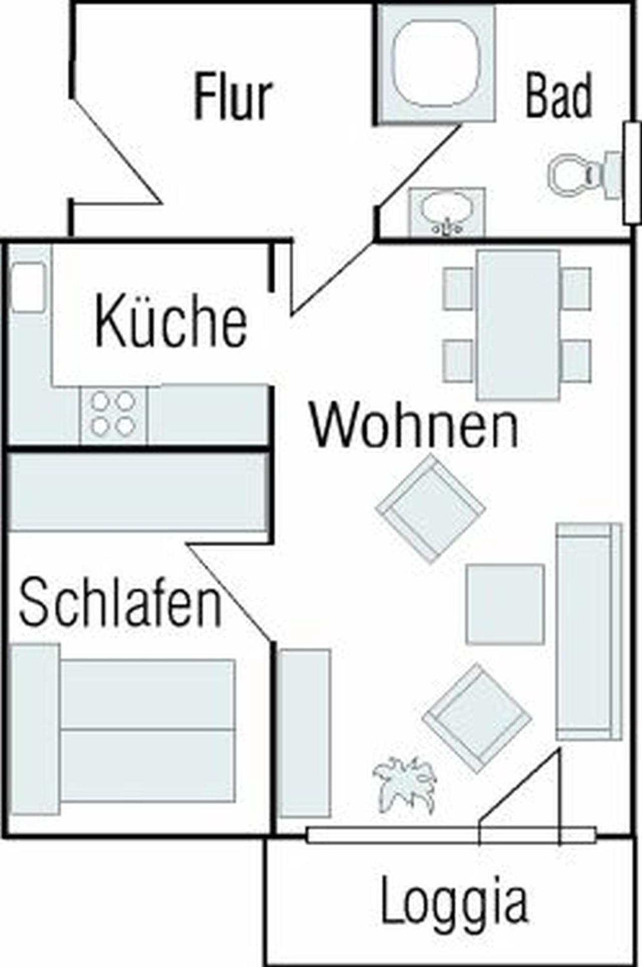 4-21, Friedrichstr, Im Herzen Westerlands, Sehr Strandnah, Balkon, 2 Zi Екстер'єр фото